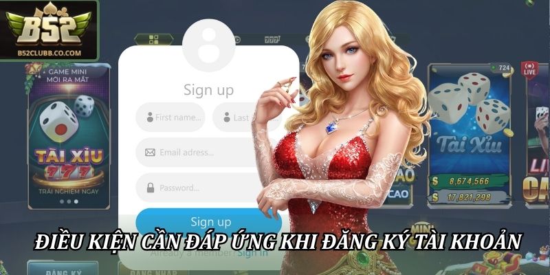 Các yêu cầu bắt buộc đáp ứng để đăng ký tài khoản